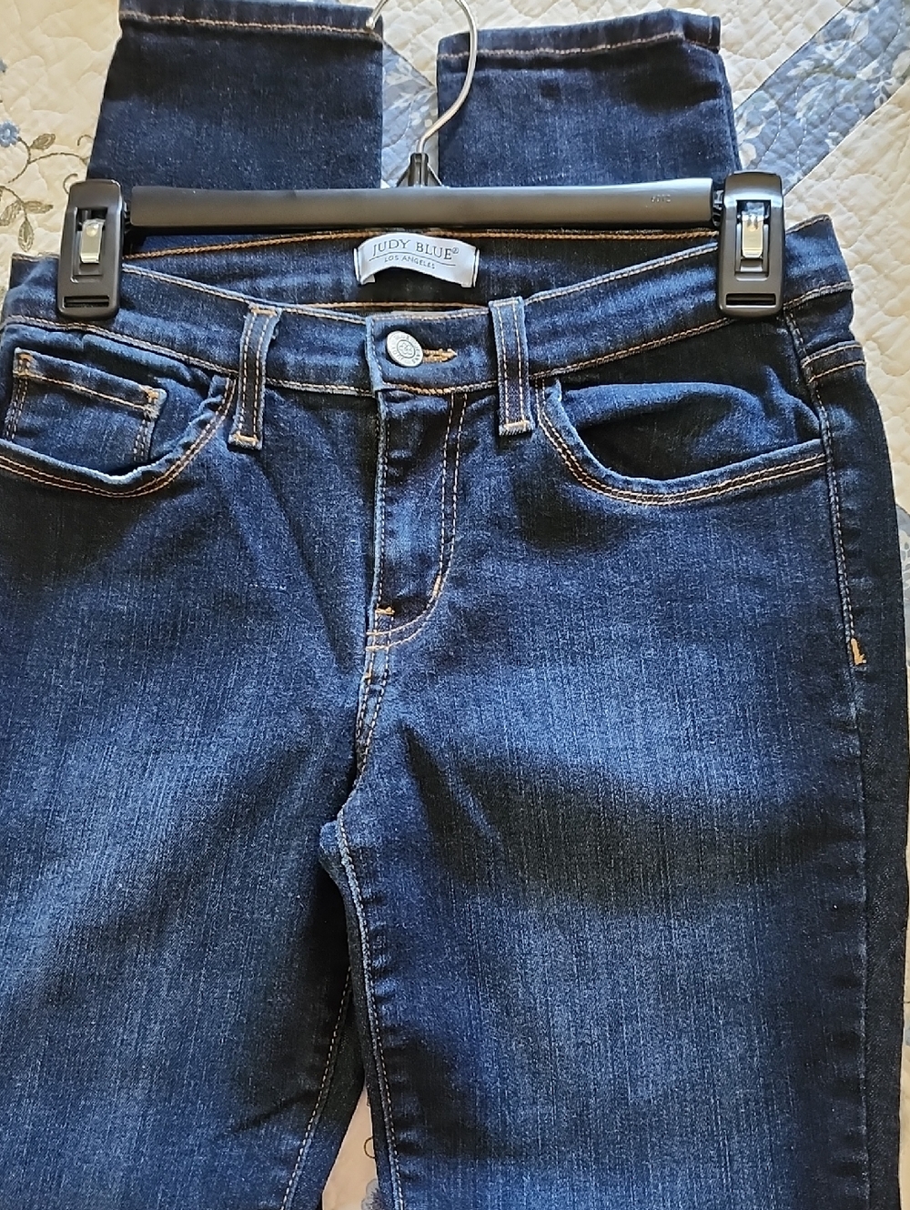 Judy Blue Dark Blue Skinny Jeans - Picture 6 of 7